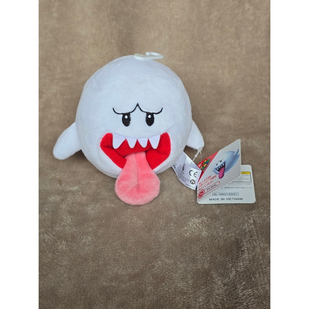 Super Mario All Star Collection Boo Plush Sanei AC14 Nintendo Ghost Stuffed Toy